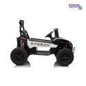 [SX3558] Buggy SPEEDY na akumulator 4x200W 24V/10Ah ekoskóra LED EVA - biały