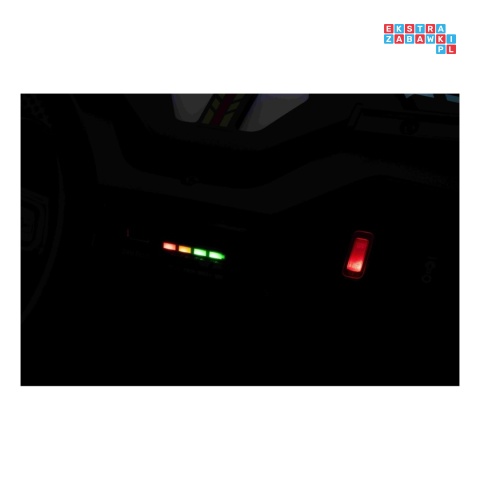 [SX3558] Buggy SPEEDY na akumulator 4x200W 24V/10Ah ekoskóra LED EVA - biały