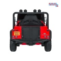 [QLS-8605] Land Rover Defender 110 SVX Concept na akumulator 2x100W 24V/7Ah EVA bluetooth ekoskóra - czerwony