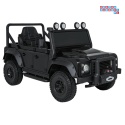 [QLS-8605] Land Rover Defender 110 SVX Concept na akumulator 2x100W 24V/7Ah EVA bluetooth ekoskóra - czarny