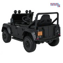 [QLS-8605] Land Rover Defender 110 SVX Concept na akumulator 2x100W 24V/7Ah EVA bluetooth ekoskóra - czarny
