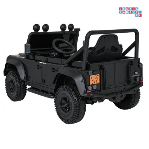 [QLS-8605] Land Rover Defender 110 SVX Concept na akumulator 2x100W 24V/7Ah EVA bluetooth ekoskóra - czarny
