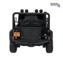 [QLS-8605] Land Rover Defender 110 SVX Concept na akumulator 2x100W 24V/7Ah EVA bluetooth ekoskóra - czarny