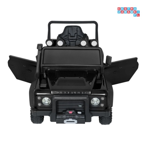 [QLS-8605] Land Rover Defender 110 SVX Concept na akumulator 2x100W 24V/7Ah EVA bluetooth ekoskóra - czarny