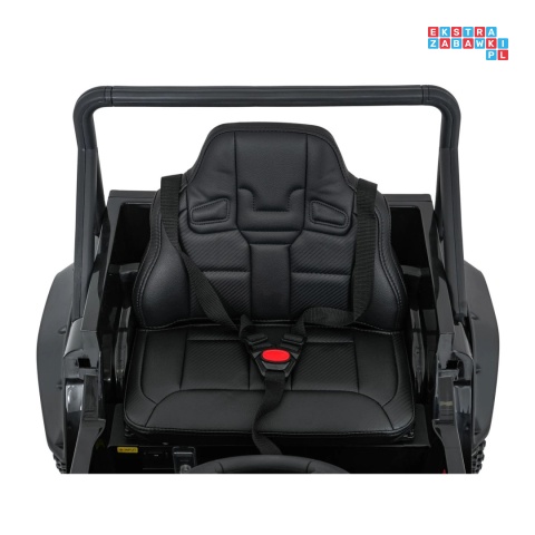 [QLS-8605] Land Rover Defender 110 SVX Concept na akumulator 2x100W 24V/7Ah EVA bluetooth ekoskóra - czarny