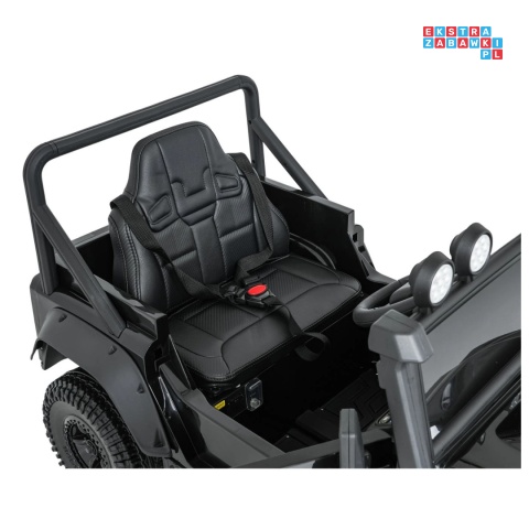 [QLS-8605] Land Rover Defender 110 SVX Concept na akumulator 2x100W 24V/7Ah EVA bluetooth ekoskóra - czarny