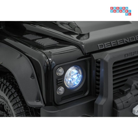 [QLS-8605] Land Rover Defender 110 SVX Concept na akumulator 2x100W 24V/7Ah EVA bluetooth ekoskóra - czarny