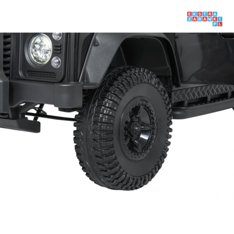 [QLS-8605] Land Rover Defender 110 SVX Concept na akumulator 2x100W 24V/7Ah EVA bluetooth ekoskóra - czarny