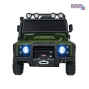 [QLS-8605] Land Rover Defender 110 SVX Concept na akumulator 2x100W 24V/7Ah EVA bluetooth ekoskóra - zielony