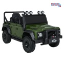 [QLS-8605] Land Rover Defender 110 SVX Concept na akumulator 2x100W 24V/7Ah EVA bluetooth ekoskóra - zielony