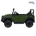[QLS-8605] Land Rover Defender 110 SVX Concept na akumulator 2x100W 24V/7Ah EVA bluetooth ekoskóra - zielony