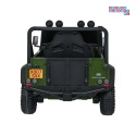 [QLS-8605] Land Rover Defender 110 SVX Concept na akumulator 2x100W 24V/7Ah EVA bluetooth ekoskóra - zielony
