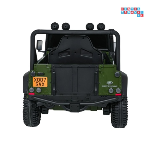 [QLS-8605] Land Rover Defender 110 SVX Concept na akumulator 2x100W 24V/7Ah EVA bluetooth ekoskóra - zielony
