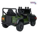 [QLS-8605] Land Rover Defender 110 SVX Concept na akumulator 2x100W 24V/7Ah EVA bluetooth ekoskóra - zielony