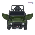 [QLS-8605] Land Rover Defender 110 SVX Concept na akumulator 2x100W 24V/7Ah EVA bluetooth ekoskóra - zielony