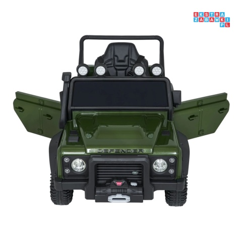 [QLS-8605] Land Rover Defender 110 SVX Concept na akumulator 2x100W 24V/7Ah EVA bluetooth ekoskóra - zielony