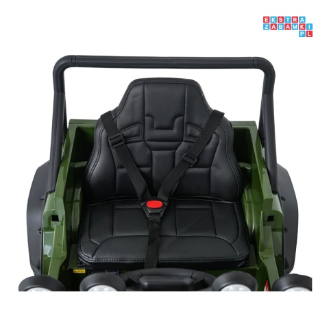 [QLS-8605] Land Rover Defender 110 SVX Concept na akumulator 2x100W 24V/7Ah EVA bluetooth ekoskóra - zielony