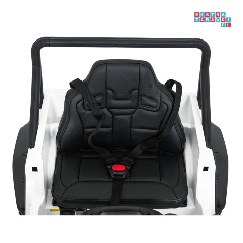 [QLS-8605] Land Rover Defender 110 SVX Concept na akumulator 2x100W 24V/7Ah EVA bluetooth ekoskóra - biały