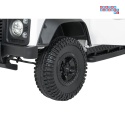 [QLS-8605] Land Rover Defender 110 SVX Concept na akumulator 2x100W 24V/7Ah EVA bluetooth ekoskóra - biały