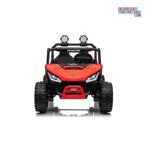 [SX3558] Buggy SPEEDY na akumulator 4x200W 24V/10Ah ekoskóra LED EVA - czerwony
