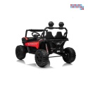 [SX3558] Buggy SPEEDY na akumulator 4x200W 24V/10Ah ekoskóra LED EVA - czerwony