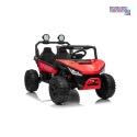 [SX3558] Buggy SPEEDY na akumulator 4x200W 24V/10Ah ekoskóra LED EVA - czerwony