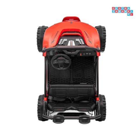 [SX3558] Buggy SPEEDY na akumulator 4x200W 24V/10Ah ekoskóra LED EVA - czerwony