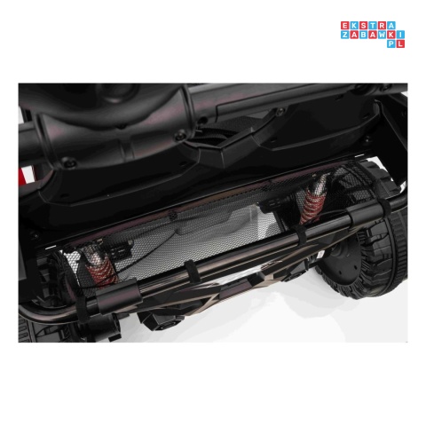 [SX3558] Buggy SPEEDY na akumulator 4x200W 24V/10Ah ekoskóra LED EVA - czerwony