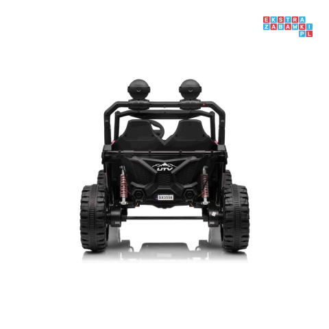 [SX3558] Buggy SPEEDY na akumulator 4x200W 24V/10Ah ekoskóra LED EVA - różowy