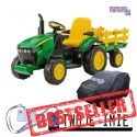 Traktor John Deere Peg Perego Ground Force na akumulator z radiem + pokrowiec rozmiar L