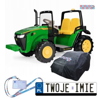 Traktor John Deere Peg Perego na akumulator dual - pokrowiec w rozmiarze XL [S]