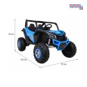 [XMX-613] Buggy UTV-MX na akumulator 4x60W 24V/7Ah pilot LED EVA - niebieski