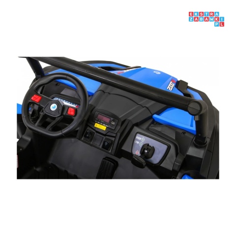 [XMX-613] Buggy UTV-MX na akumulator 4x60W 24V/7Ah pilot LED EVA - niebieski