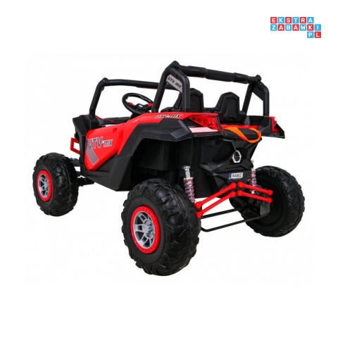 [XMX-613] Buggy UTV-MX na akumulator 4x60W 24V/7Ah pilot LED EVA - czerwony