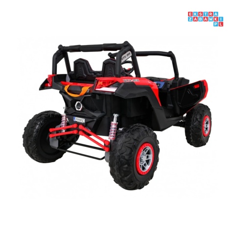 [XMX-613] Buggy UTV-MX na akumulator 4x60W 24V/7Ah pilot LED EVA - czerwony