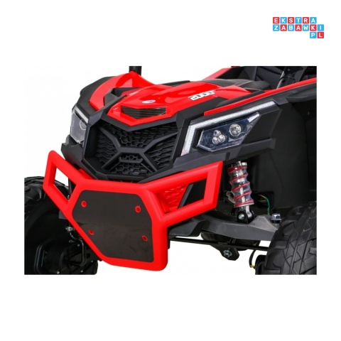 [XMX-613] Buggy UTV-MX na akumulator 4x60W 24V/7Ah pilot LED EVA - czerwony