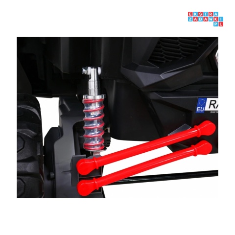 [XMX-613] Buggy UTV-MX na akumulator 4x60W 24V/7Ah pilot LED EVA - czerwony