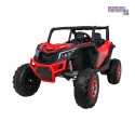 [XMX-613] Buggy UTV-MX na akumulator 4x60W 24V/7Ah pilot LED EVA - czerwony