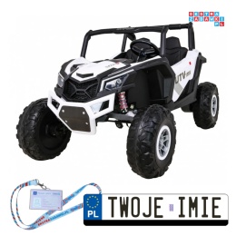 [XMX-613] Buggy UTV-MX na akumulator 4x60W 24V/7Ah pilot LED EVA - biały