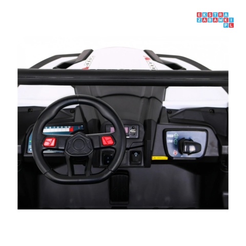 [XMX-613] Buggy UTV-MX na akumulator 4x60W 24V/7Ah pilot LED EVA - biały