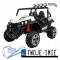 [S2588-LIFT] Buggy Grand Lift na akumulator 4x45W 24V/7Ah pilot MP3 LED EVA - biały