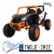 [XMX-613] Buggy UTV-MX na akumulator 4x60W 24V/7Ah pilot LED EVA - pomarańczowy