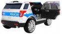 [outlet] [CH9935] Suv Policja auto na akumulator 2x45W 12V/7Ah koła EVA, syreny, światła, megafon, pilot