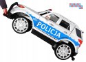 [outlet] [CH9935] Suv Policja auto na akumulator 2x45W 12V/7Ah koła EVA, syreny, światła, megafon, pilot