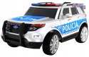 [outlet] [CH9935] Suv Policja auto na akumulator 2x45W 12V/7Ah koła EVA, syreny, światła, megafon, pilot
