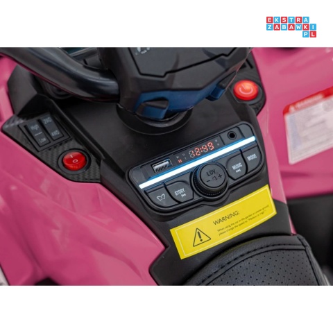 [DK-CA005] Quad CAN-AM Outlander 4x200W 24V/7Ah EVA LED - różowy