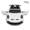 [DK-P911] Auto Porsche 911 GT3 na akumulator 4x200W 24V/10Ah EVA Bluetooth ekoskóra - biały