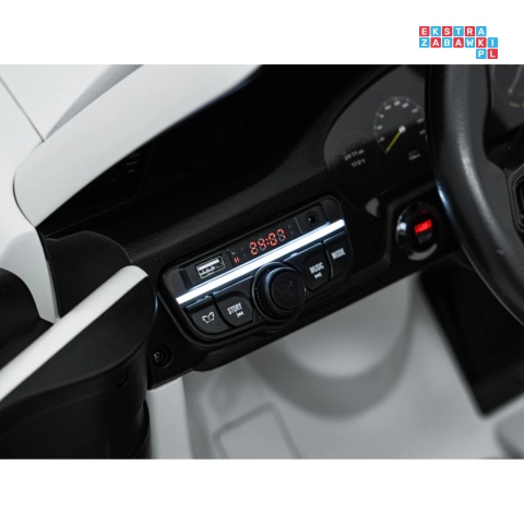 [DK-P911] Auto Porsche 911 GT3 na akumulator 4x200W 24V/10Ah EVA Bluetooth ekoskóra - biały