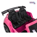 [DK-P911] Auto Porsche 911 GT3 na akumulator 4x200W 24V/10Ah EVA Bluetooth ekoskóra - różowy