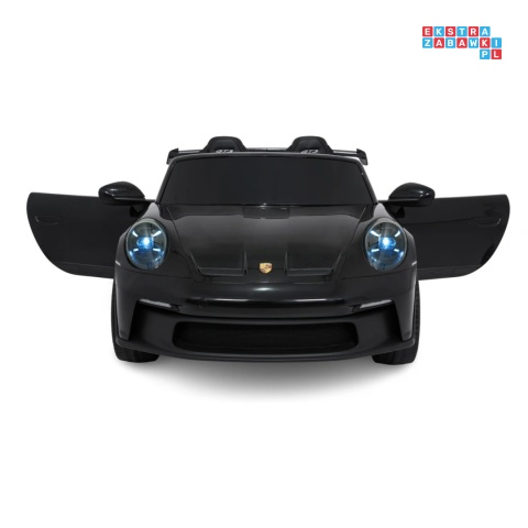 [DK-P911.MP4] Auto Porsche 911 GT3 na akumulator 4x200W 24V/10Ah Odtwarzacz MP4 Bluetooth ekoskóra - czarny